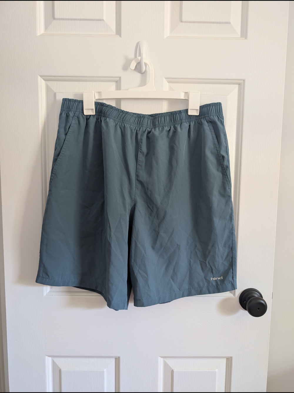 Men's Hind Motion Lightweight Blue Athletic Shorts Large